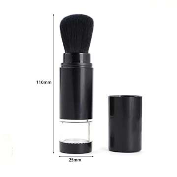 Embossing Powder Brush Retractable Applicator Tool with Cap Craft Painting Glitters Powder Brush Sof...