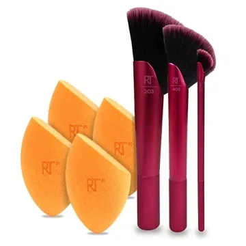 Real Techniques Rebel Edge Makeup Brush Trio Set of 7