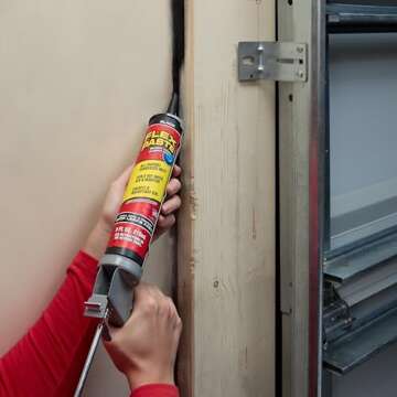 Flex Paste, Cartridge, White, Waterproof Paintable Putty, Spackle Sealant, Fill Gaps Cracks Holes - Block Out Water and Air - UV Resistant - Walls, Drywall, EPDM, Concrete, Roof, RV Repairs