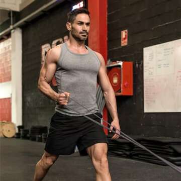 WODFitters Pull Up Assistance Band for Stretching, Mobility Workouts, Warm Up, Recovery, Powerlifting, Home Fitness and Exercise… (#2 Black)