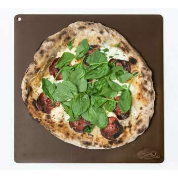 The Samurai Pizza Steel Baking Sheet - Perfect for Wood-Fired Oven Crusts