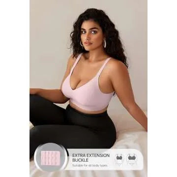 OEAK Wireless Push Up Bra – Soft, Seamless & Comfortable