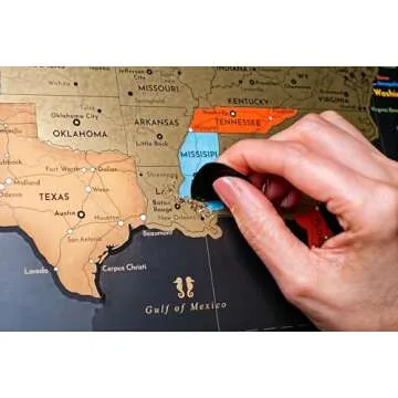 Two Scratch-Off Maps Set for Travel Lovers - Unique Gift Idea