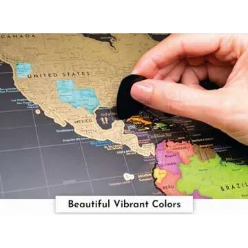 Two Scratch-Off Maps Set for Travel Lovers - Unique Gift Idea