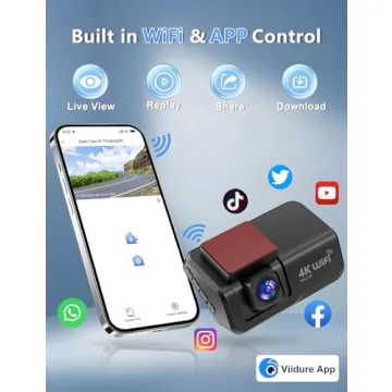 Otovoda Dual Dash Cam: 4K & 1080P with WiFi