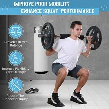 Folaps Squat Wedge Block - Enhance Your Squat Performance
