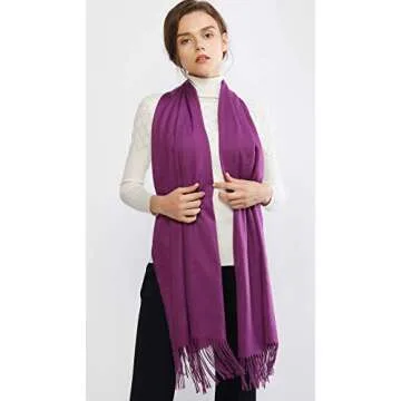 RIIQIICHY Winter Pashmina Shawl - Elegant Women's Wrap