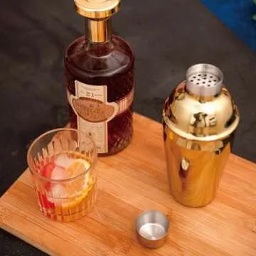 JNWINOG Cocktail Shaker Set - 12Pcs Bartending Kit