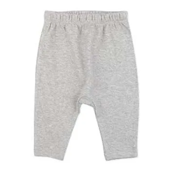 HonestBaby Baby Infant Organic Cotton Cuff-Less Harem Pants Multi-Pack, Newborn