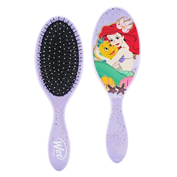 Wet Brush Original Detangler Brush - Ariel, Ultimate Princess Celebration - All Hair Types - Ultra-Soft Bristles Glide Through Tangles with Ease - Pain-Free Comb for Men, Women, Boys & Girls