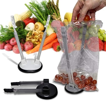3 Pack Baggy Rack Holder for Easy Meal Prep and Storage