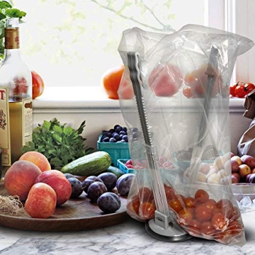 3 Pack Baggy Rack Holder for Easy Meal Prep and Storage