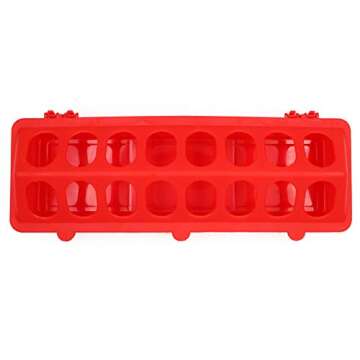 MACGOAL Flip Top Small Chick Feeder for Poultry