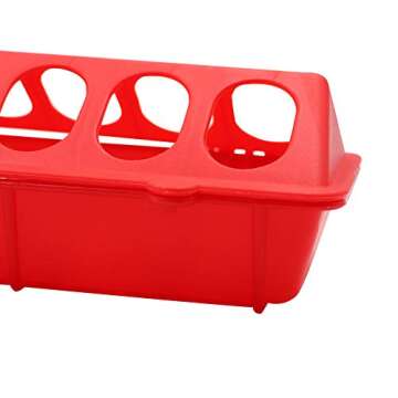 MACGOAL Flip Top Small Chick Feeder for Poultry