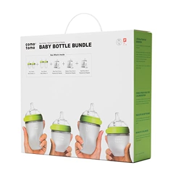 Comotomo Baby Bottle Bundle Convenient 7 Piece Set