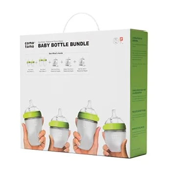 Comotomo Baby Bottle Bundle Convenient 7 Piece Set