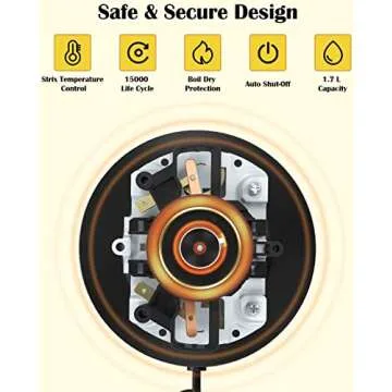 Stainless Steel Electric Kettle with Temperature Control