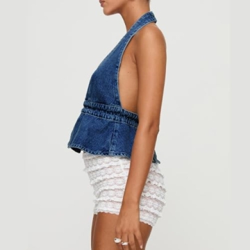 Trendy Y2K Denim Vest for Stylish Summer Outfits