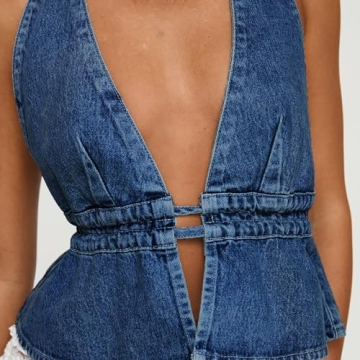 Trendy Y2K Denim Vest for Stylish Summer Outfits