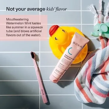 Boka Fluoride Free Toothpaste Nano Hydroxyapatite, Helps Remineralize, Appropriate for Sensitive Teeth, Whitening - for Adult, Kids Oral Care - Watermelon Mint Flavor, 4oz 1Pk - US Manufactured