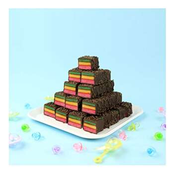 The Original Cakebites by Cookies United, Grab-and-Go Bite-Sized Snack, Italian Rainbow, 12 Pack of 3 Cookies