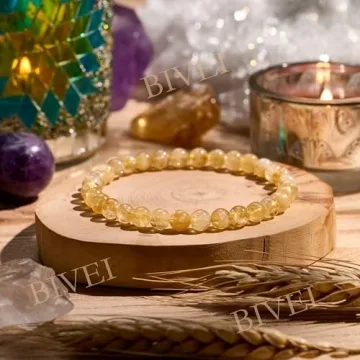 Bivei Citrine Bracelet for Wealth and Success Jewelry
