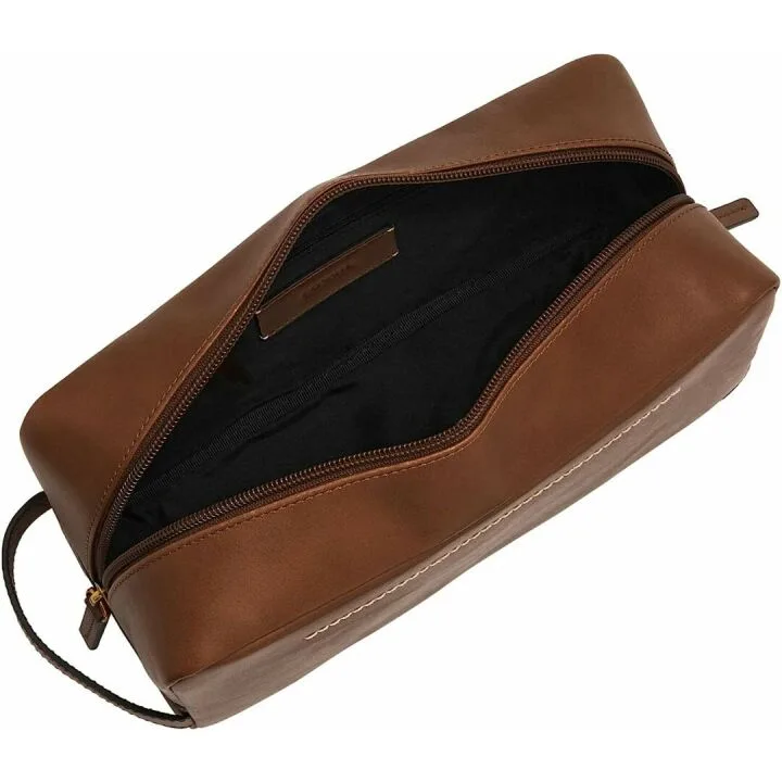 Fossil Men's Stylish Leather Dopp Kit for Travel