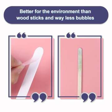 HTVRONT Stir Sticks for Epoxy Resin, 20PCS PVC Mixing Sticks, 4 Colors Reusable Plastic Stirring Sticks for Mixing Resin, Epoxy, Liquid, Paint, Molds, Handmade Crafts