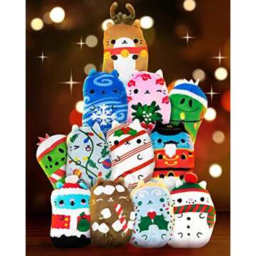 Cats vs Pickles - Limited Edition Holiday 12pk - 4" Cute Cuddly Collectible Bean Plush Toy - Great f...