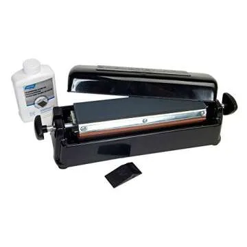 Norton Abrasives IM313 Pro Multi-Oilstone Sharpening System,Medium Crystolon and Fine India Stones,4...