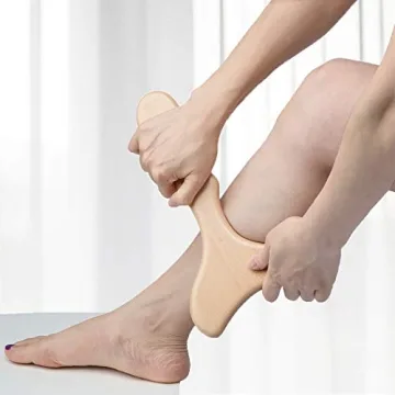 Allshow Wooden Gua Sha Lymphatic Drainage Tool 12x6