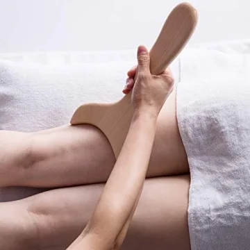 Allshow Wooden Gua Sha Lymphatic Drainage Tool 12x6