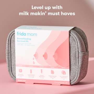 Frida Mom Breast Mask for Lactation Support, Made with Fenugreek & Fennel to Increase Milk Supply, 2 Sheet Masks