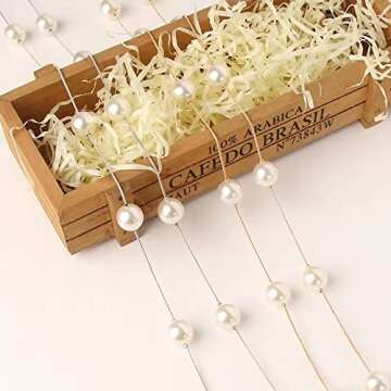 Pearl Waist Chain Belly Chain Belt Body Chain Accessories for Women Fashion Colorfast Pearl Body Chain Jewelry Women's Metal Chain Flower Pearl Belts Silver (silver)