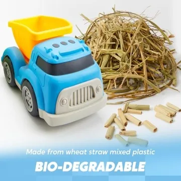 JOYIN 3 Pack Big Trucks for Toddlers - Eco Friendly Play