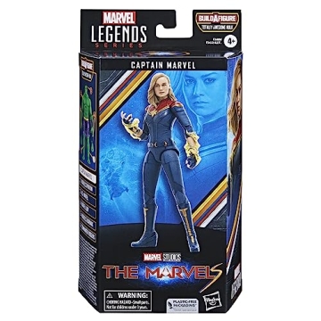 Marvel Legends Series Captain Marvel, The Marvels 6-Inch Collectible Action Figures, Toys for Ages 4...