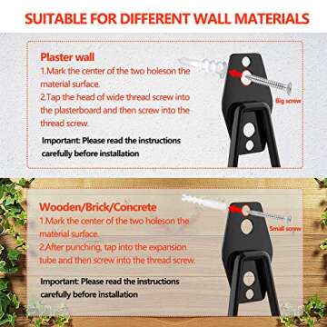 16PCS Garage Hooks Heavy Duty, Steel Storage Utility Hook, Organization Tool Shelf Have Anti Slip Coating for Organizing Power or Garden Tools, Bike, Cable Organization, More Equipment