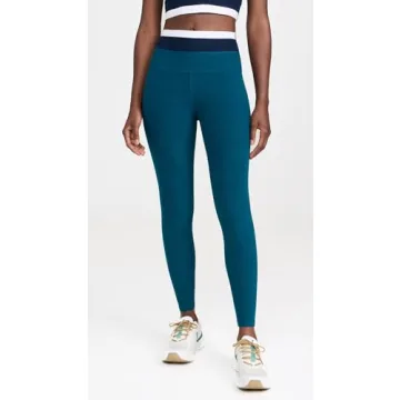 Beyond Yoga Women's Spacedye Midi Leggings in Majestic Blue