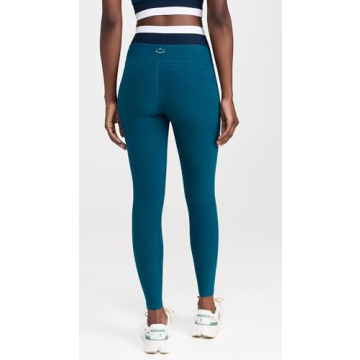 Beyond Yoga Women's Spacedye Midi Leggings in Majestic Blue