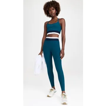 Beyond Yoga Women's Spacedye Midi Leggings in Majestic Blue