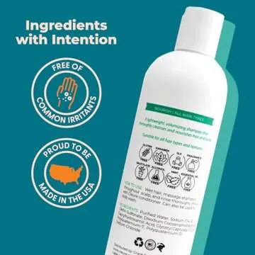 Cleure Hypoallergenic Volumizing Shampoo for Sensitive Skin