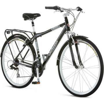 Schwinn Discover Adult Hybrid Bike for Men and Women, 700c Wheels, 21-Speeds, Step-Through or Step-O...