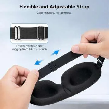 YIVIEW 3D Contoured Sleep Masks for Ultimate Comfort