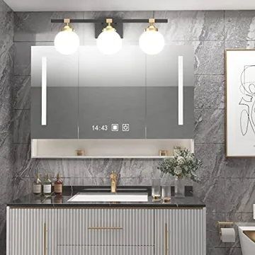 Tipace Mid Century Bathroom Light Fixture Modern Elegance