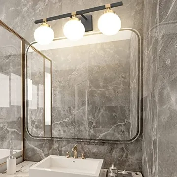 Tipace Mid Century Bathroom Light Fixture Modern Elegance