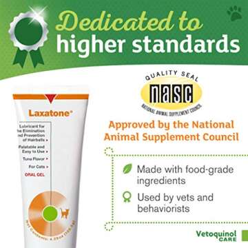 Vetoquinol Laxatone Tuna Hairball Gel - 4.25oz