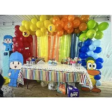 6 Piece Rainbow Sheer Window Panel Colorful Backdrop Bright Curtains Set for Playroom, Nurseries, Bedroom & more Lime, Orange, Red, Purple, Bright Yellow, Navy drapes- 84 inch Long Panels