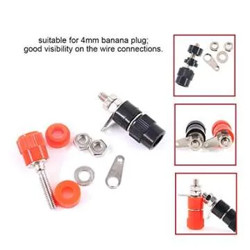 Hilitchi 40 Pcs Banana Plug Socket Set for Electronics Projects