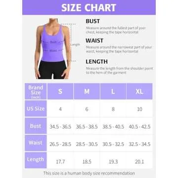 ATTRACO Women Yoga Tops with Built in Bra Gym Ribbed Workout Tank Crop Top Pink S