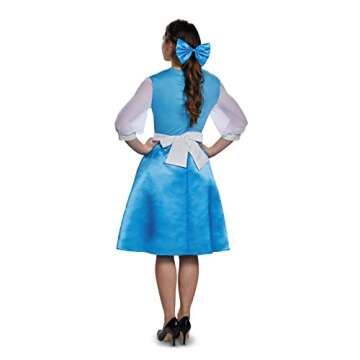 Enchanting Belle Costume - Official Adult Disney Outfit with Bow